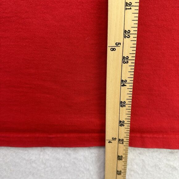 Vintage Biker Tank Top Mens Large L Red Skull 2004 Hollister Independence Rally - Picture 6 of 10